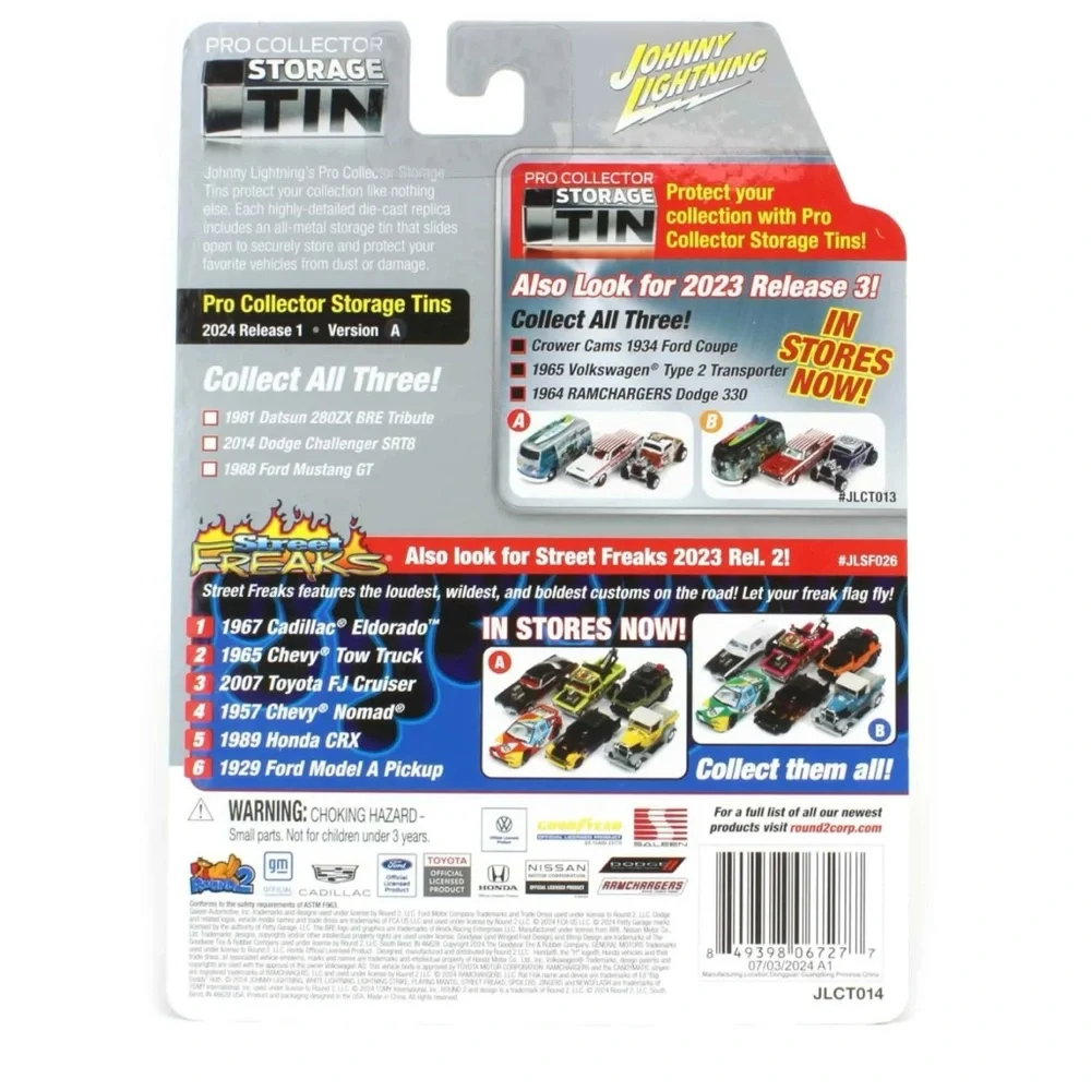 Johnny Lightning 2014 Dodge Challenger SRT8• Petty’s Garage Blue Die-Cast Car